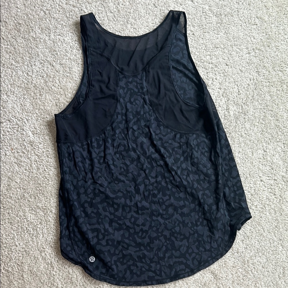 Lululemon Athletica Blue Sculpt Tank